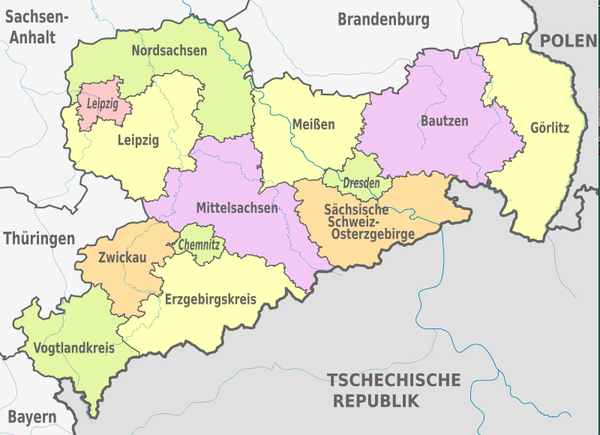 Saxony modern map.png