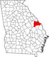 Georgia Burke County Map.png