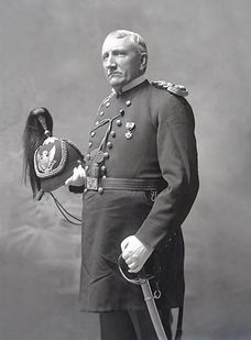 Lieut Richard Henry Pratt, Founder and Superintendent of Carlisle Indian School, in Military Uniform and With Sword 1879.jpg