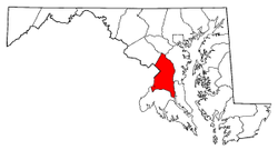 Map of Maryland highlighting Prince George's County.png