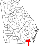 Georgia Charlton County Map.png
