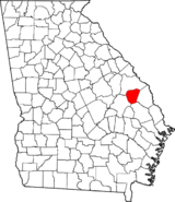 Georgia Jenkins County Map.png