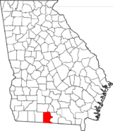 Georgia Brooks County Map.png