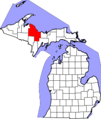 Michigan, Marquette County Locator Map.png
