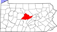 Centre County PA Map.png