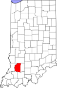 Indiana, Daviess County Locator Map.png