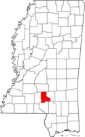 Map of Mississippi highlighting Jefferson Davis County.svg.png