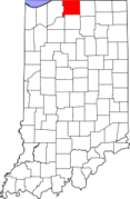 Indiana, Saint Joseph County Locator Map.png