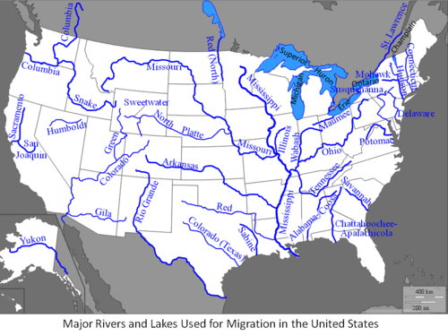 River Map Of The Us - Retha Charmane