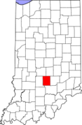 Indiana, Brown County Locator Map.png
