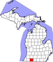 Michigan, Saint Joseph County Locator Map.png