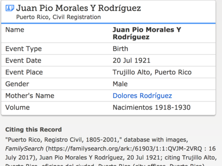 Puerto Rico Finding Town of Origin • FamilySearch