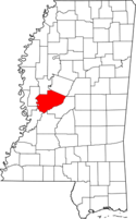 Map of Mississippi highlighting Yazoo County.png