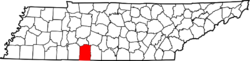 Location of Lawrence County, Tennessee.PNG