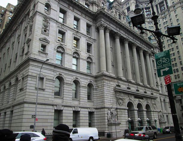 Surrogate's Courthouse Hall of Records 31 Chambers Street from west.jpg