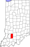 Indiana, Martin County Locator Map.png