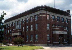 Garza County Courthouse, built 1923
