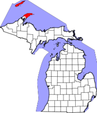 Michigan, Keweenaw County Locator Map.png