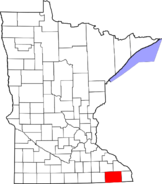 Minnesota Fillmore County Map.svg.png