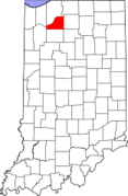 Indiana, Starke County Locator Map.png