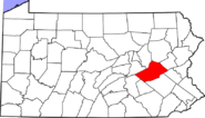 Schuylkill County PA Map.png