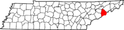 Location of Cocke County, Tennessee.PNG