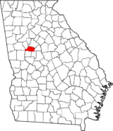 Georgia Spalding County Map.png