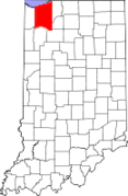 Indiana, Porter County Locator Map.png