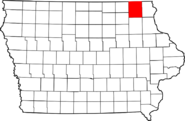 Iowa Winneshiek Map.png