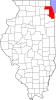 Cook County map