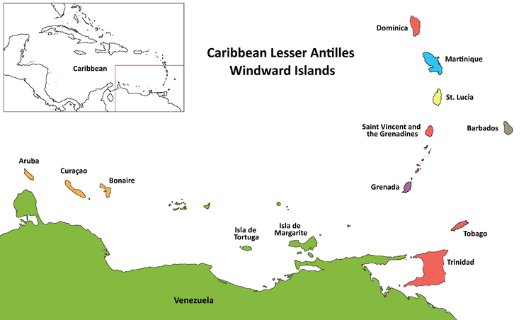 Caribbean Lesser Antilles Windward Islands.png