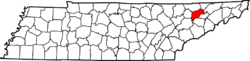 Location of Grainger County, Tennessee.PNG