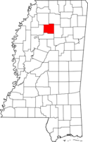 Map of Mississippi highlighting Yalobusha County.png