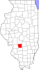 Bond County map