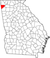 Georgia Chattooga County Map.png