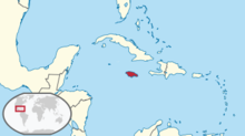 Jamaica in its region.png