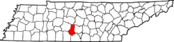 Location of Marshall County, Tennessee.PNG