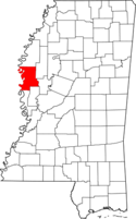 Map of Mississippi highlighting Washington County.png