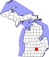 Michigan, Ingham County Locator Map.png