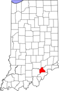 Indiana, Scott County Locator Map.png
