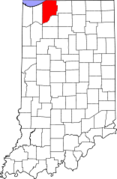 Indiana, LaPorte County Locator Map.png