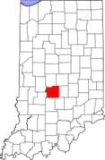 Indiana, Morgan County Locator Map.png