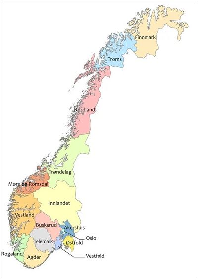 Norwegian Genealogy Kit — (supplies for 60 people) map posters genealogy  research in all of Norway