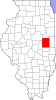 Champaign County map