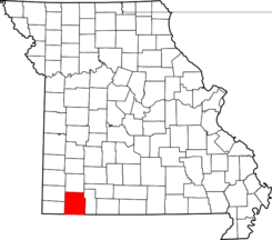 Missouri Barry County Map.png