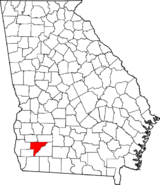 Georgia Baker County Map.png