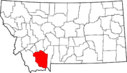 Map of Montana highlighting Madison County.png