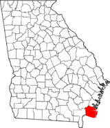 Georgia Camden County Map.png