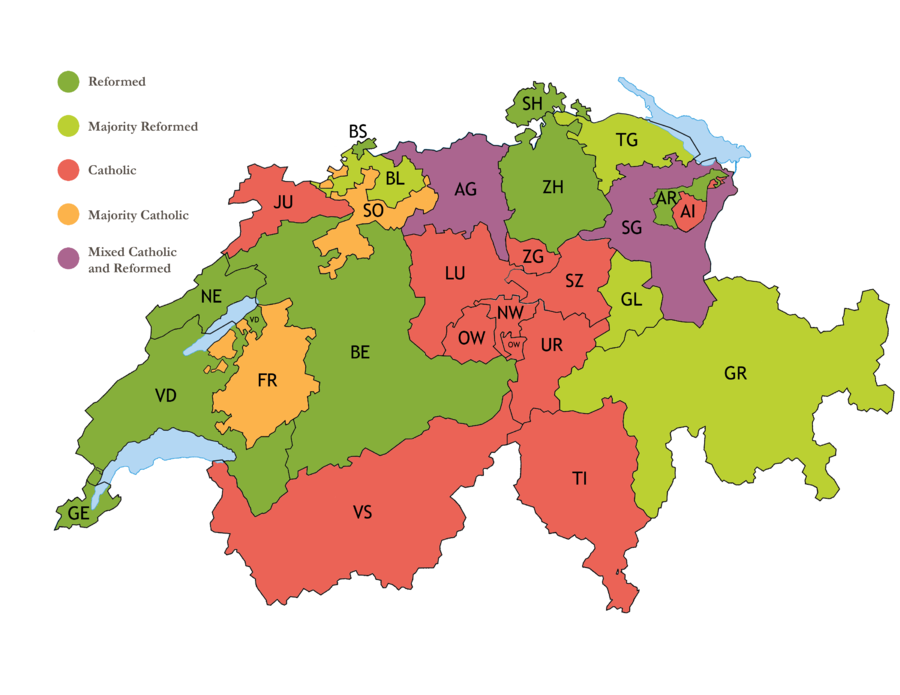Швейцария численность населения. Религиозная карта Швейцарии. Швейцария деление на кантоны. Национальная карта Швейцарии.