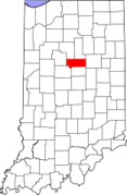 Indiana, Howard County Locator Map.png